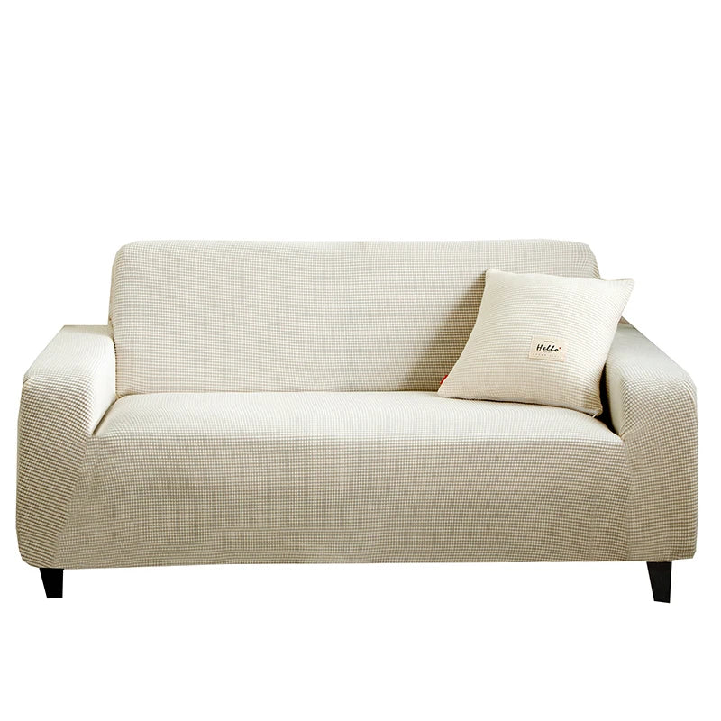 Housse de canapé extensible en jacquad imprimé